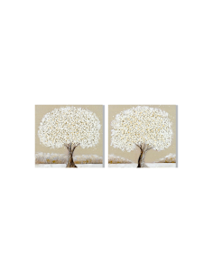QUADRO TELA CU221879 ALBERO 100X100CM ASSORTITO