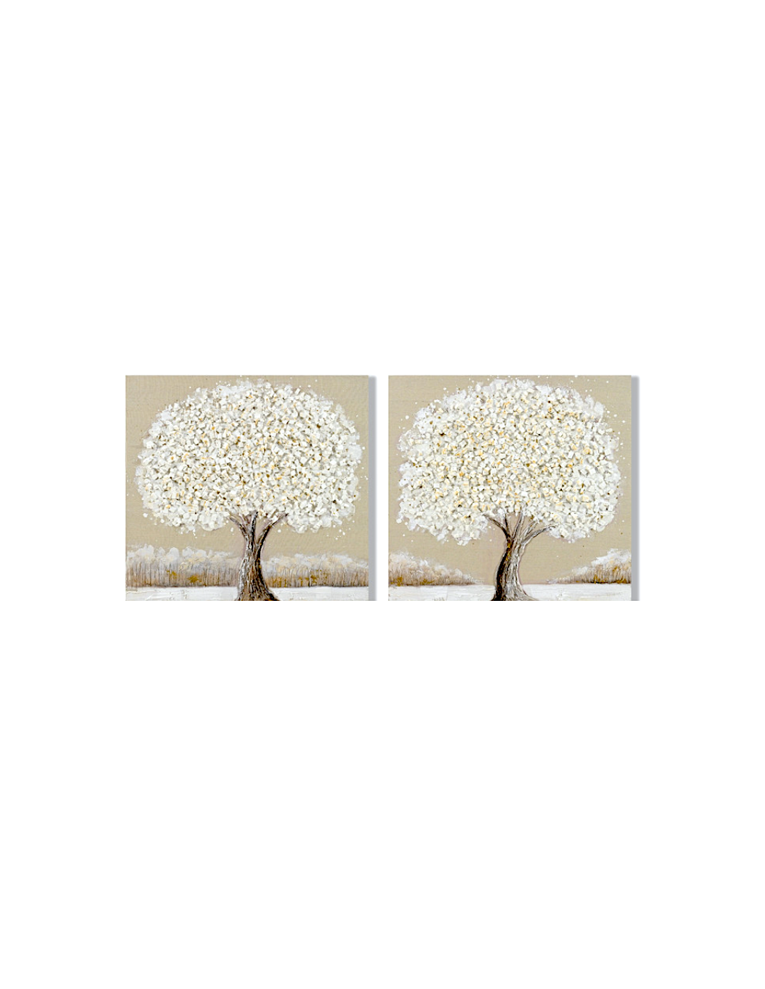 QUADRO TELA CU221879 ALBERO 100X100CM ASSORTITO