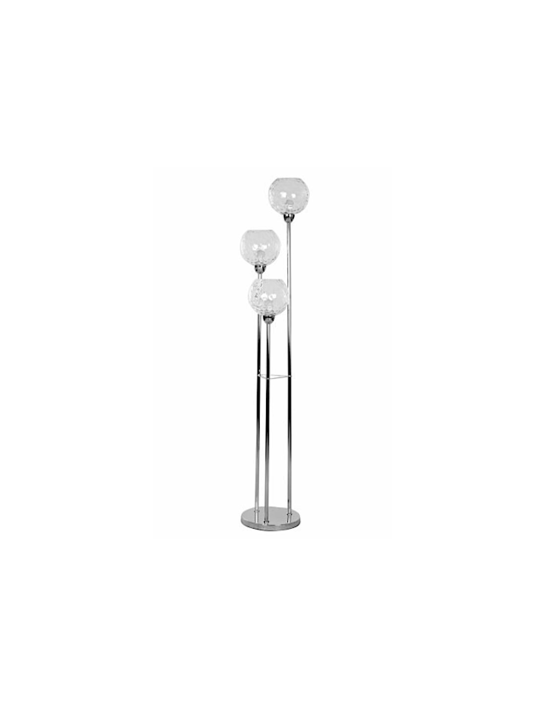 LAMPADA DA TERRA LA221032 FERRO/VETRO 30X30X172CM