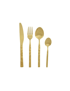 SERVIZIO 16 POSATE PC219744 INOX DORATO