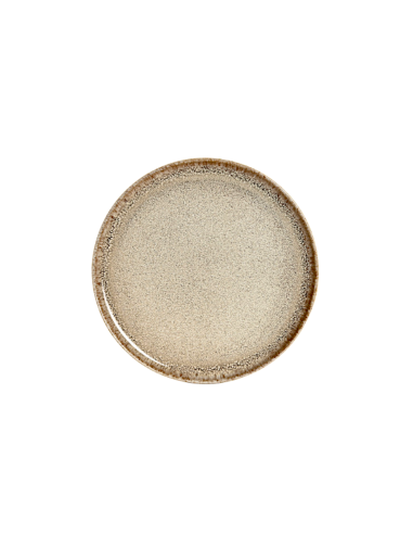 PIATTO PC221578 BEIGE SMALTATO 27CM PORCELLANA