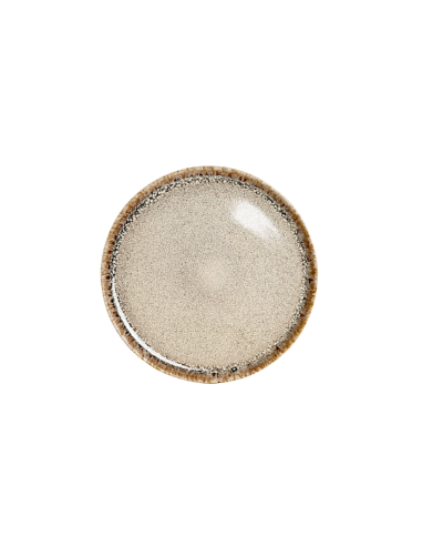 PIATTO FRUTTA PC221579 BEIGE SMALTATO 20CM PORCELLANA