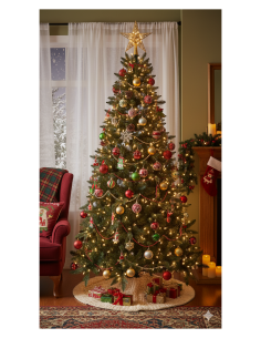 Albero di Natale Poly Alder 210cm con 2910 LED - La magia di Natale a casa tua