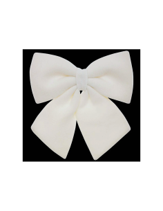 Decorazione fiocco di Natale 40x43cm in lana bianca Feeric Lights & Christmas -  La magia di Natale a casa tua