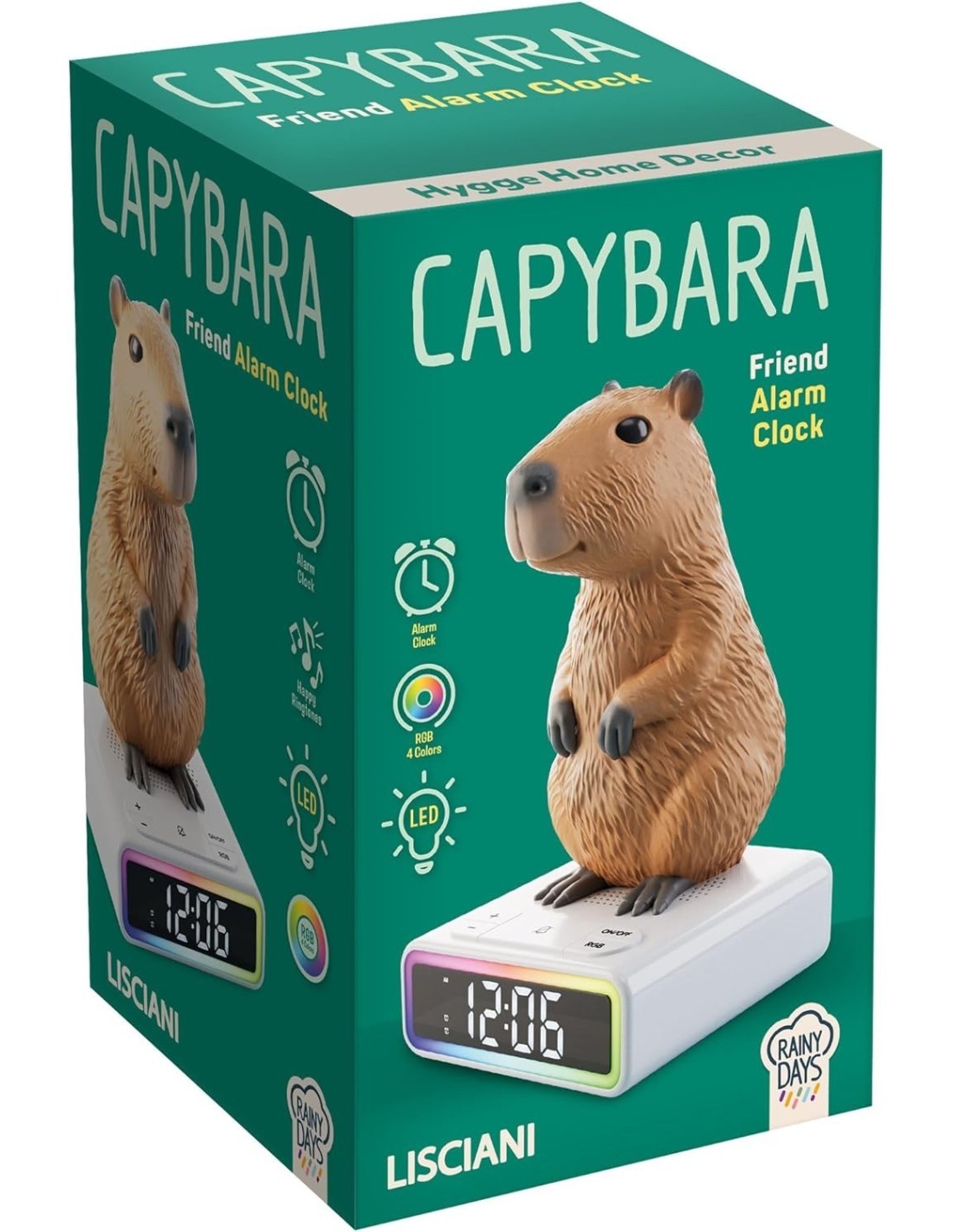 RAINY DAYS  CAPIBARA SVEGLIA DIGITALE