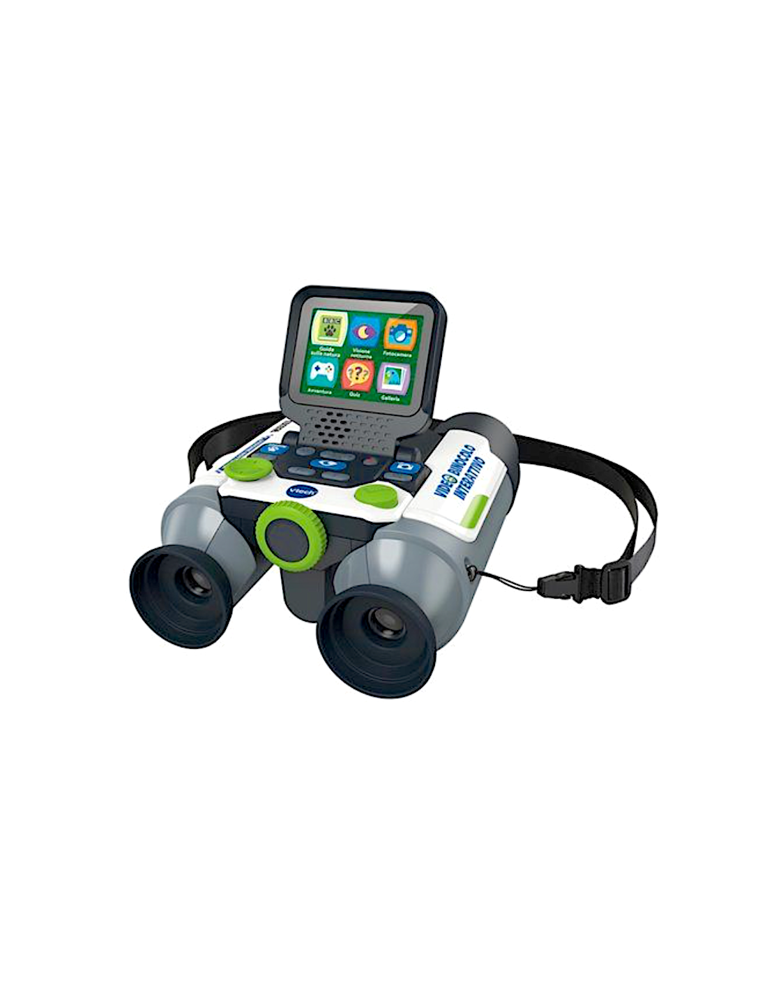 VIDEO BINOCLO INTERATTIVO, 6 MODALITÀ DI GIOCO, SCHERMO LCD, 5-12 ANNI