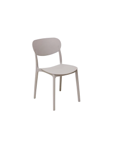 SEDIA 193556D PLASTICA TORTORA IMPILABILE