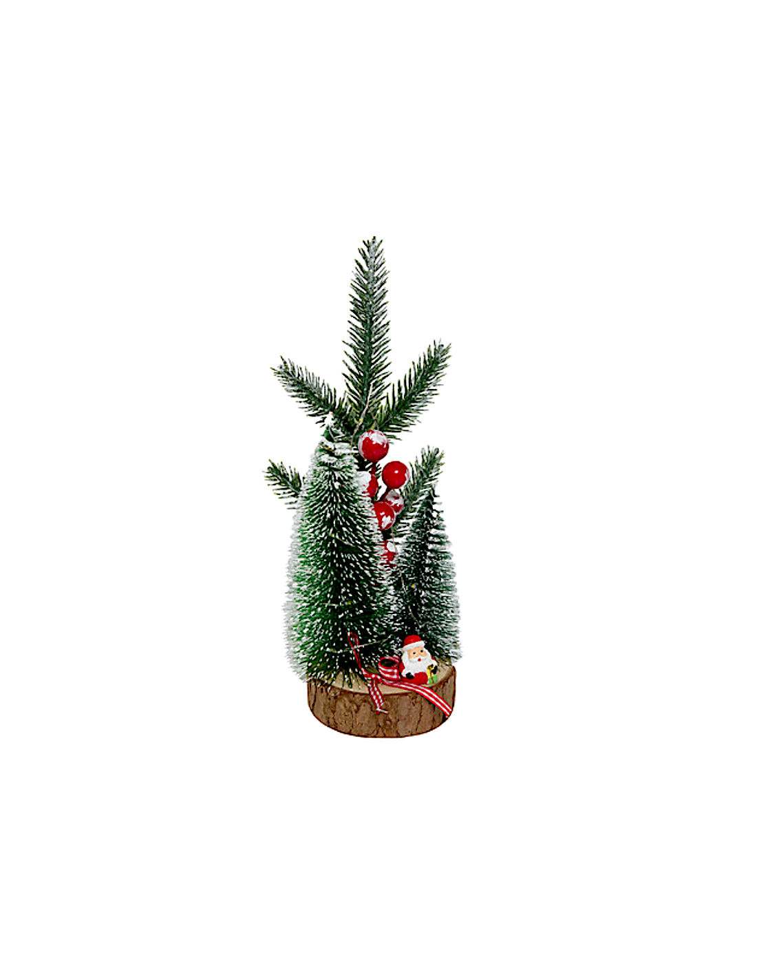 DECORAZIONE ALBERO LUMINOSO 9X25CM 10LED