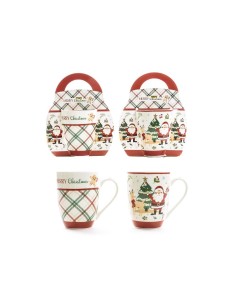 MERCURY, TAZZA NATALIZIA, PORCELLANA, 340 ML, 8,3X11,5X10,5H CM, DISEGNI ASSORTITI