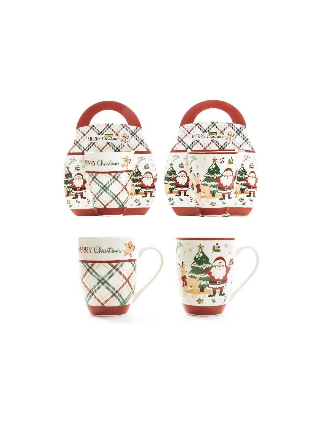 MERCURY, TAZZA NATALIZIA, PORCELLANA, 340 ML, 8,3X11,5X10,5H CM, DISEGNI ASSORTITI