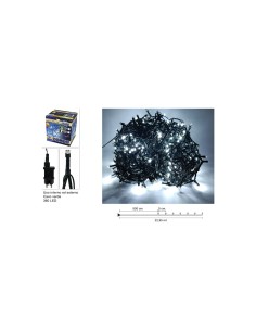 LUCI, LED, 360L, BIANCO FREDDO, FLASH, DECORAZIONE, FESTE, NATALE
