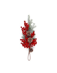 DIETROPORTA, INNEVATO, 22X11X65 CM, FLOCCATO, PLASTICA/POLISTIROLO, DECORAZIONE, NATALE