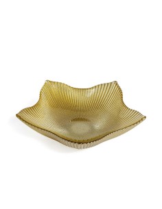 CIOTOLA, STELLA, ORO, VETRO, 21 CM, DECORAZIONE, TAVOLA, CASA, FESTE