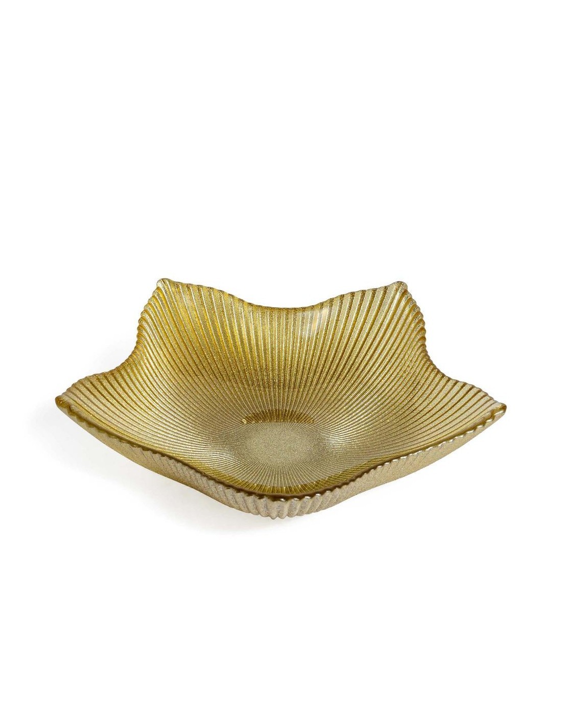 CIOTOLA, STELLA, ORO, VETRO, 21 CM, DECORAZIONE, TAVOLA, CASA, FESTE