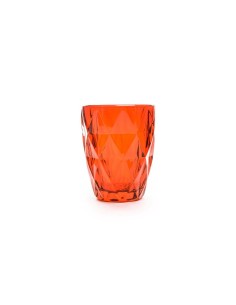 SET, 6 BICCHIERI, VETRO, ROSSO, 210 ML, TAVOLA, CASA, BEVANDE, FESTE