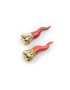 CORNETTO, REGALE, PORCELLANA, 5X13,5CM, ASSORTITO, DECORAZIONE, NATALIZIA, CASA, FESTA