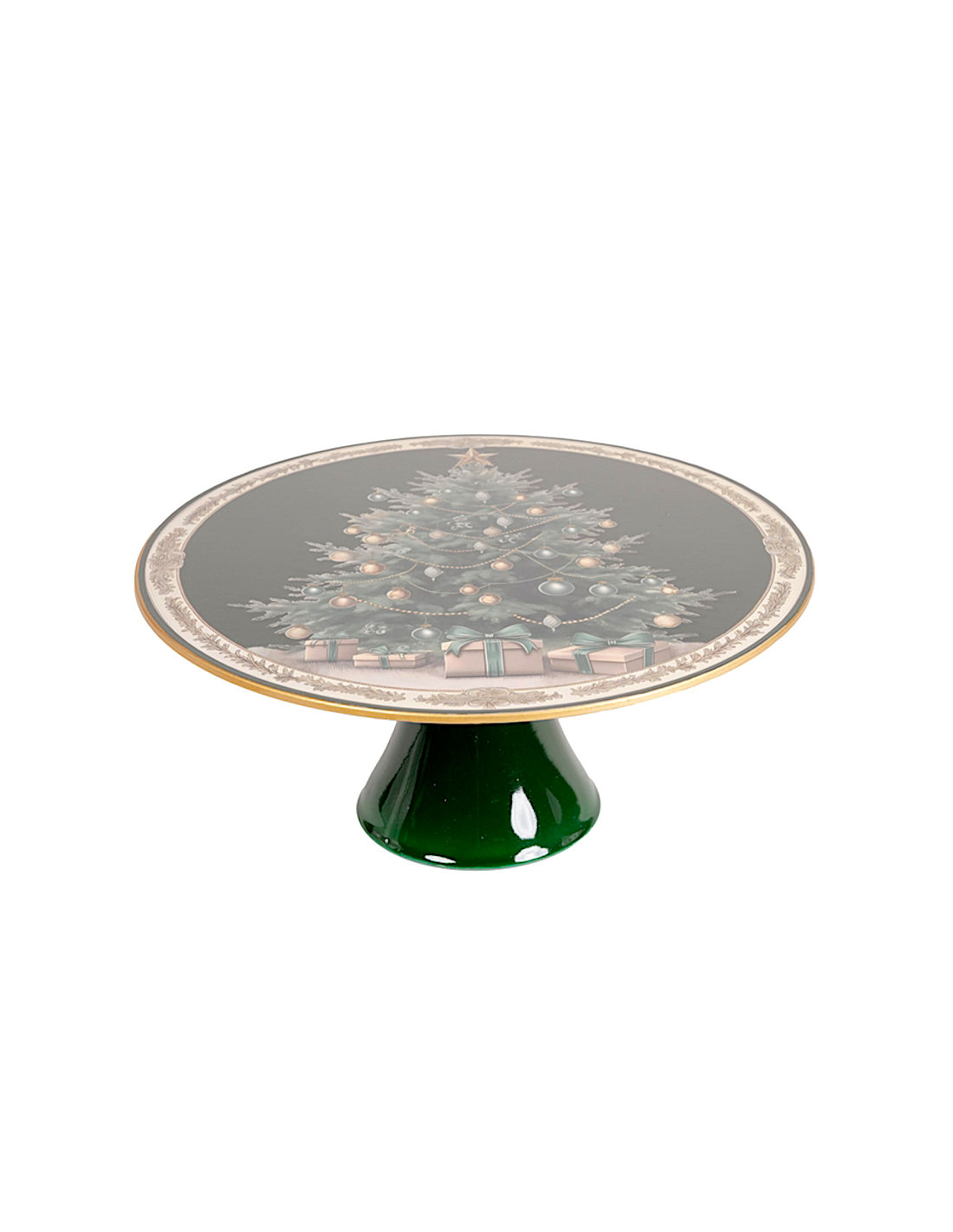 Decorazione alzata di Natale verde 33x14cm per albero in PVC - La magia di Natale a casa tua