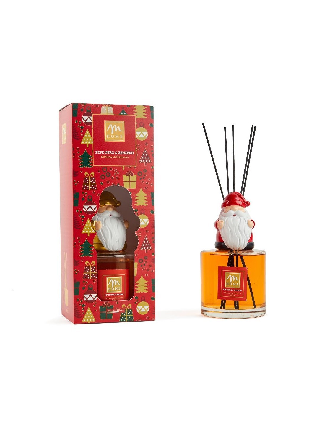 diffusore lola 500 ml pepe nero e zenzero con bacchette assortito