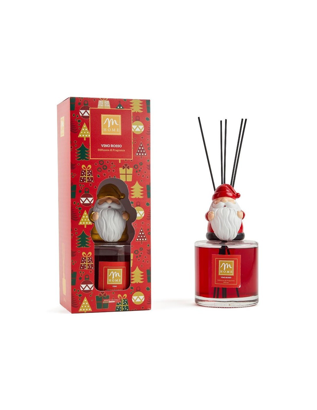 diffusore lola 500 ml vino rosso con bacchette assortito