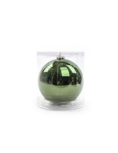 sfera verde in vetro 15 cm