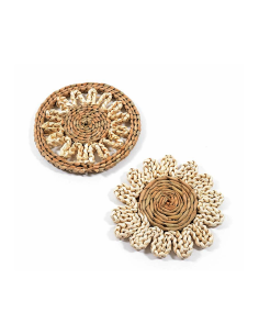 sottopentola fibra naturale 20 cm assortito