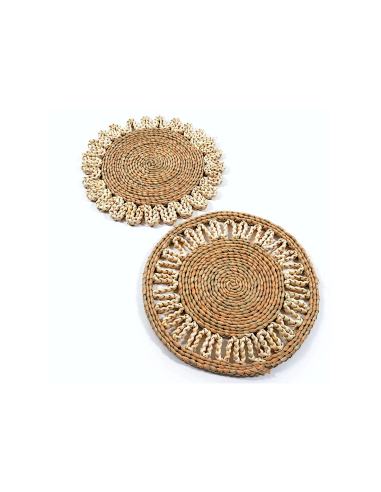 sottopentola fibra naturale 35 cm assortito