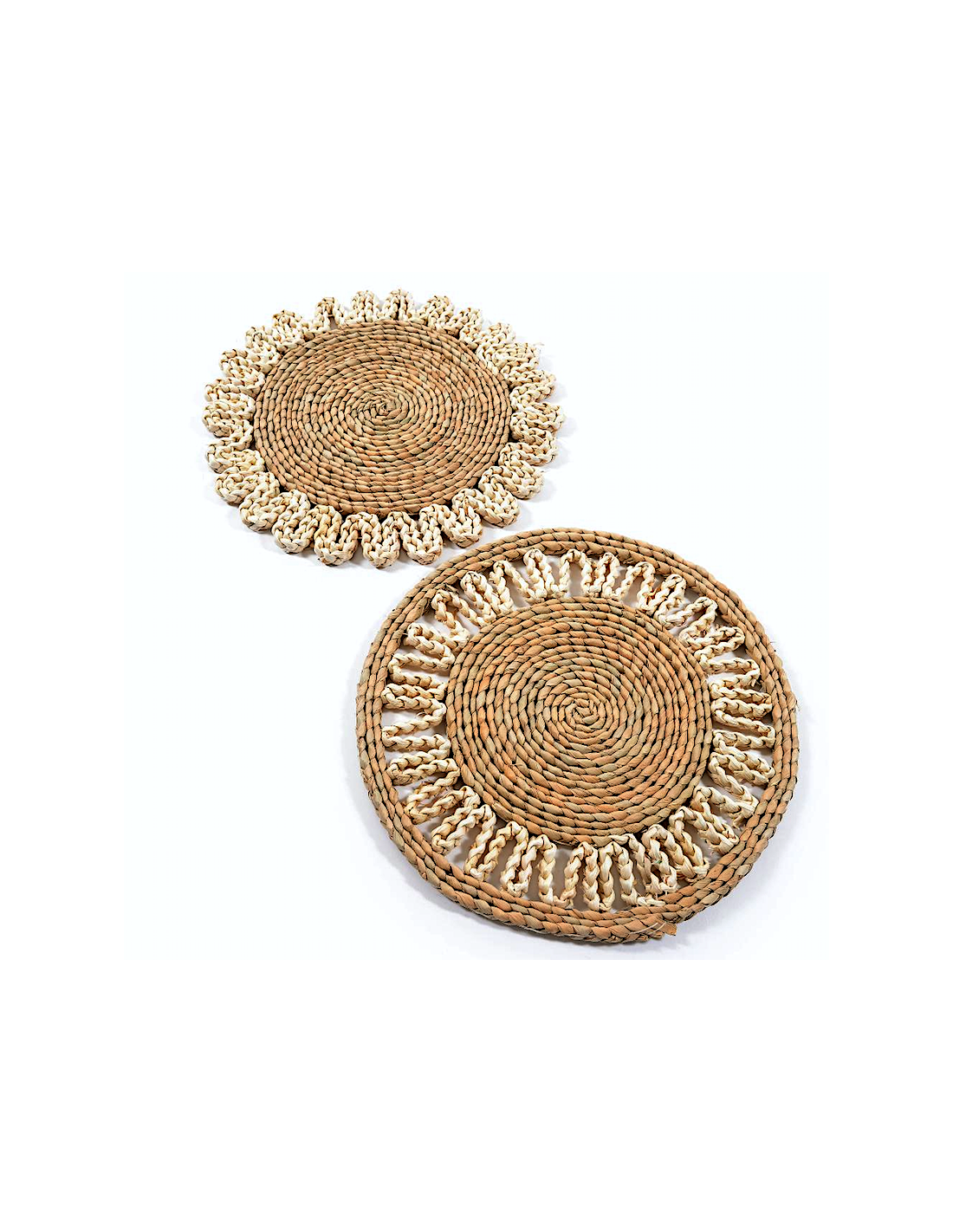 sottopentola fibra naturale 35 cm assortito