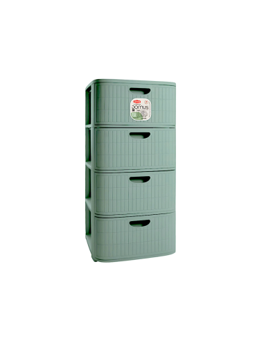 DOMUS CASSETTIERA VERDE 4 CASSETTI