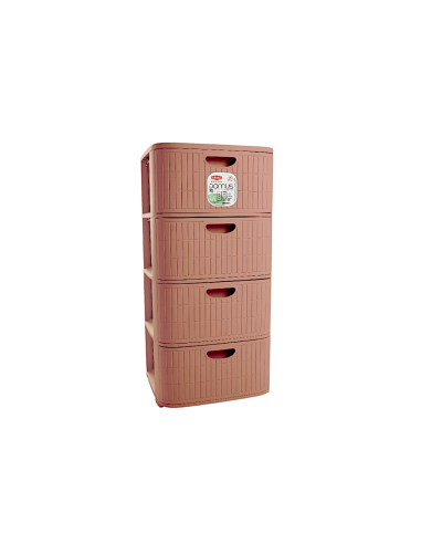 DOMUS CASSETTIERA MOCHA MOUSSE 4 CASSETTI