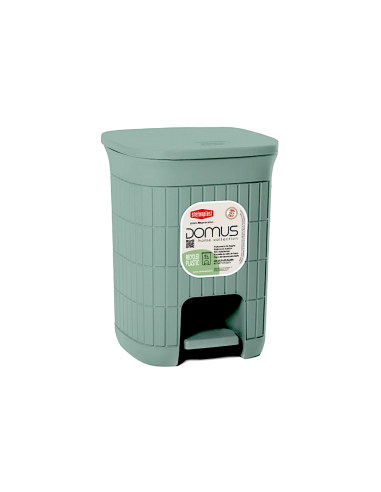 DOMUS PATTUMIERA BAGNO VERDE 6LT CON PEDALE