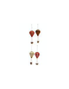 PENDENTE MONGOLFIERA 114996 VETRO 8X19CM ASSORTITO
