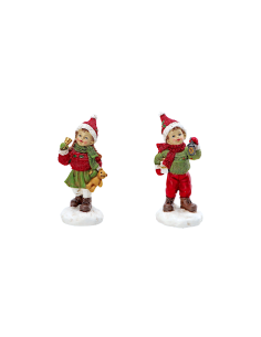 DECORAZIONE BIMBO 107144 RESINA ASSORTITO 8X7X17CM