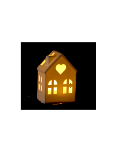 CASETTA 115817 CERAMICA 10X7X14CM CON LED
