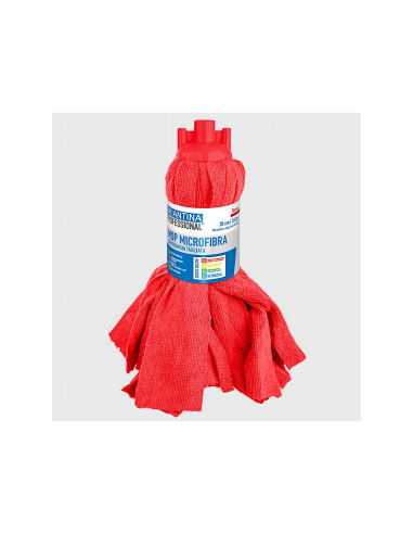 MOP MICROFIBRA ROSSO 260GR FRANGIA TAGLIATA