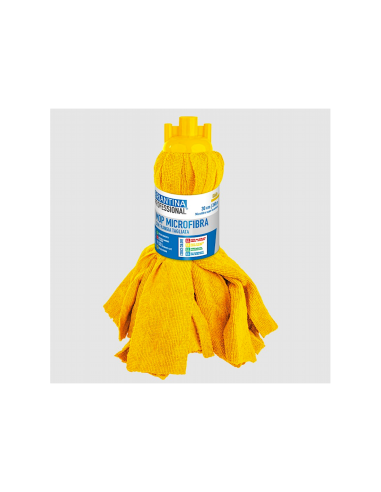 MOP MICROFIBRA GIALLO 260GR FRANGIA TAGLIATA