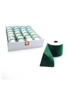 NASTRO VERDE IN TESSUTO 270X6,3CM BRILLANTINI