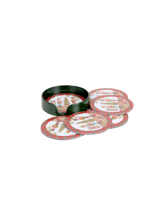 Set 6 sottobicchieri di Natale Schiaccianoci in PVC - La magia di Natale a casa tua