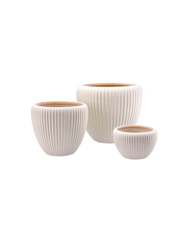 VASO 115960 1 MIS LEYS CREMA 17X11CM CERAMICA