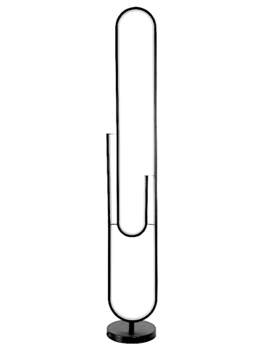 LAMPADA DA TERRA 20935 CLIP NERO H130CM METALLO