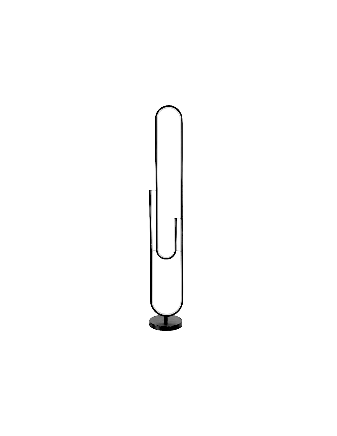 LAMPADA DA TERRA 20935 CLIP NERO H130CM METALLO