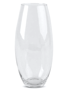 VASO 48129 VETRO 11,5X37CM TRASPARENTE