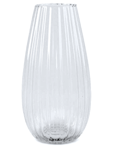 VASO 67299 MILLERIGHE 15X30CM VETRO TRASPARENTE