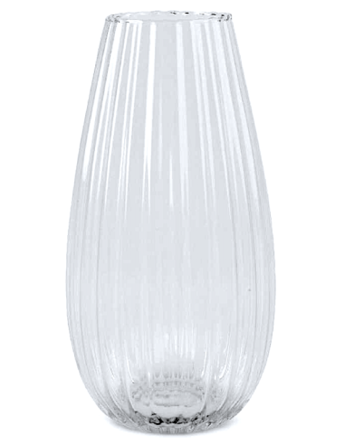 VASO 67299 MILLERIGHE 15X30CM VETRO TRASPARENTE