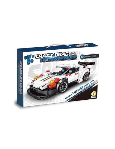 COSTRUZIONI RACING CAR 322PZ CLICK CLACK, MACCHINA DA COSTRUIRE
