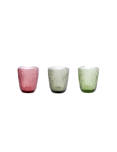 SET 3 BICCHIERI ACQUA 117251 VETRO 31CL ASSORTITO