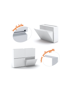 SCARPIERA BF30703 LISCIA BIANCO