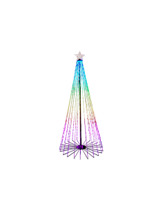 ALBERO LUMINOSO H360CM 1056LED SMART RGB CON TELECOMANDO