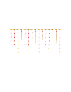 TENDA DI LUCI 25027 85 LED MULTICOLOR LIGHT FANTASY CAVO 3X0,6MT