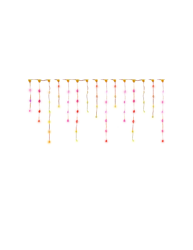 TENDA DI LUCI 25027 85 LED MULTICOLOR LIGHT FANTASY CAVO 3X0,6MT