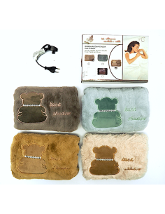 BORSA ACQUA CALDA ELETTRICA CON TASCA ORSO